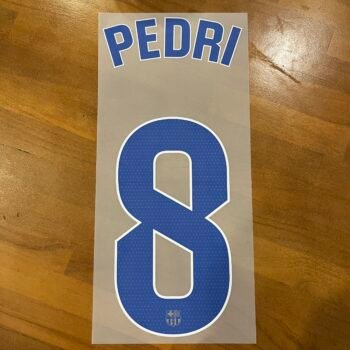 2023 - 24 BARCELONA AWAY LIGA NAMESET PEDRI