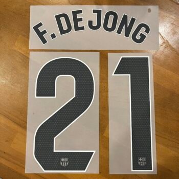 2025 - 26 BARCELONA AWAY LIGA NAMESET DE JONG