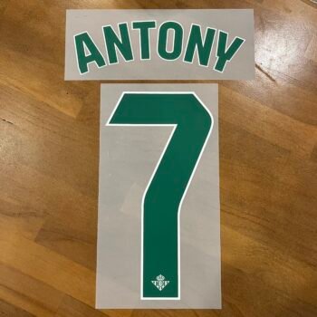 2024 - 25 REAL BETIS HOME LIGA NAMESET ANTONY