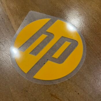 2023 - 24 REAL MADRID YELLOW HP SLEEVE SPONSOR