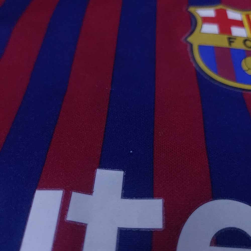 2018 – 19 BARCELONA HOME BOYS SUPPORTER VERSION SHIRT - Image 13