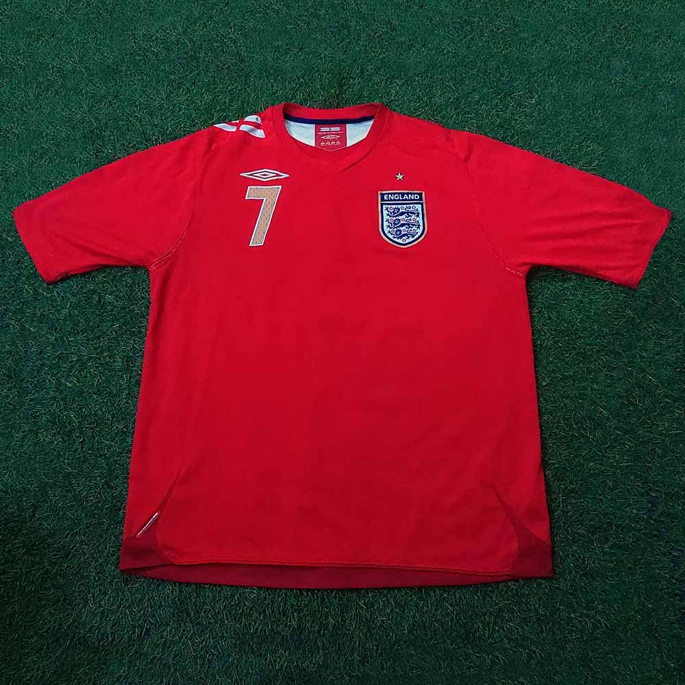2006 ENGLAND AWAY SHIRT BECKHAM - Image 2