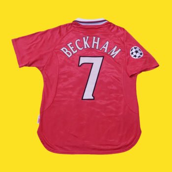 1999 – 00 MANCHESTER UNITED HOME CHAMPIONS LEAGUE SHIRT BECKHAM