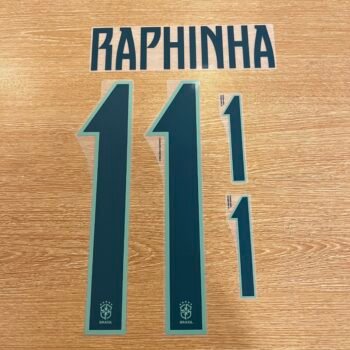 2026 - 26 BRAZIL HOME NAMESET RAPHINHA
