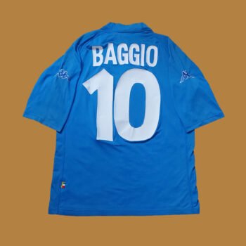 2002 ITALY HOME SUPPORTER VERSION SHIRT BAGGIO