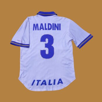 1996 ITALY AWAY SHIRT MALDINI
