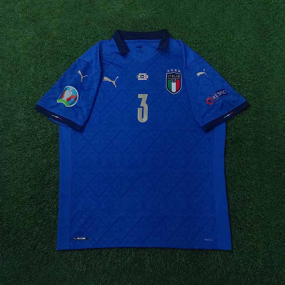 2020 ITALY HOME SHIRT CHIELLINI - Image 2