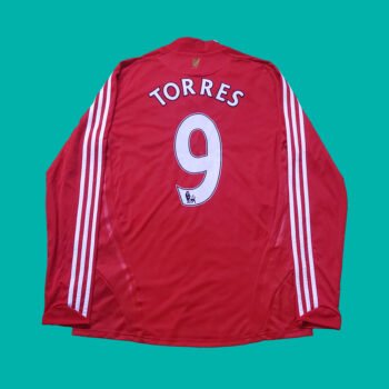 2008 – 10 LIVERPOOL HOME LS SHIRT TORRES