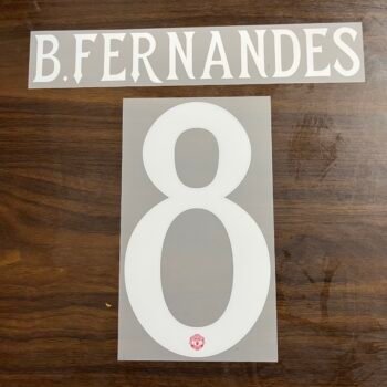 2026 - 27 MANCHESTER UNITED HOME / AWAY + 25 / 26 HOME CUP NAMESET BRUNO FERNANDES