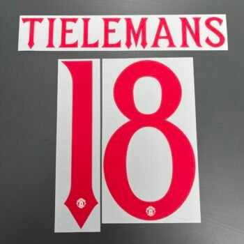 2026 - 27 MANCHESTER UNITED THIRD CUP NAMESET TIELEMANS