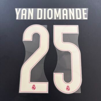 2026 - 27 REAL MADRID THIRD CUP NAMESET YAN DIOMANDE
