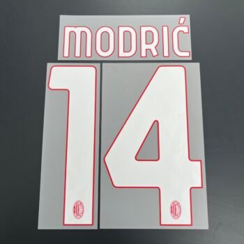 2025 - 26 AC MILAN HOME NAMESET MODRIC