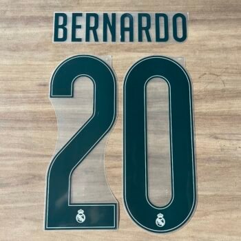 2026 - 27 REAL MADRID HOME CUP NAMESET BERNARDO