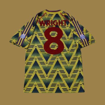 1991 – 93 ARSENAL AWAY REISSUE SHIRT WRIGHT