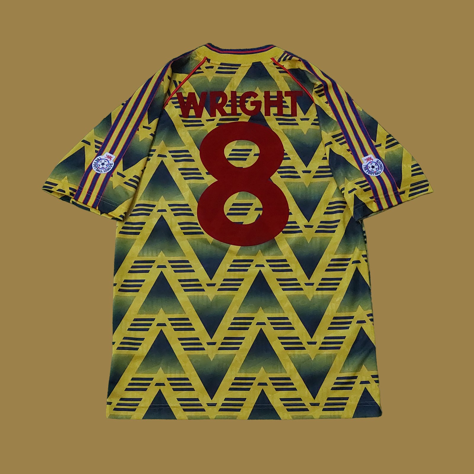 1991 – 93 ARSENAL AWAY REISSUE SHIRT WRIGHT