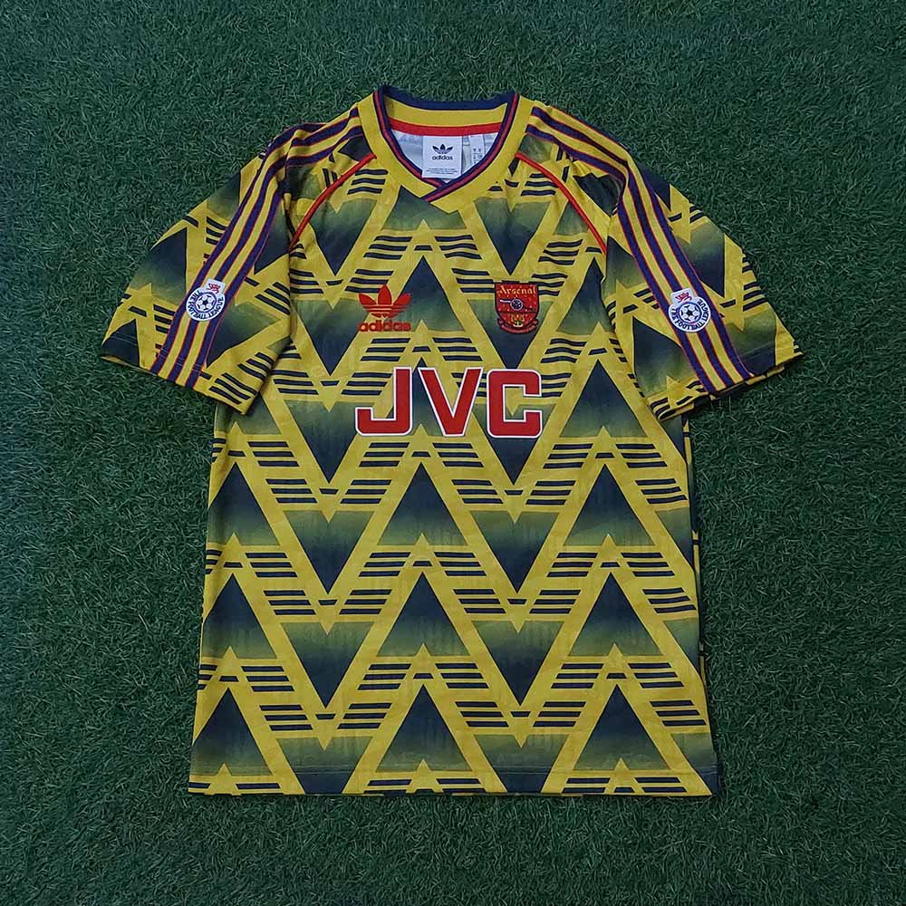 1991 – 93 ARSENAL AWAY REISSUE SHIRT WRIGHT - Image 2