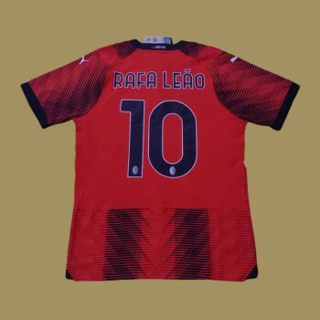 2023 – 24 AC MILAN HOME PLAYER ISSUE SHIRT RAFAEL LEÃO