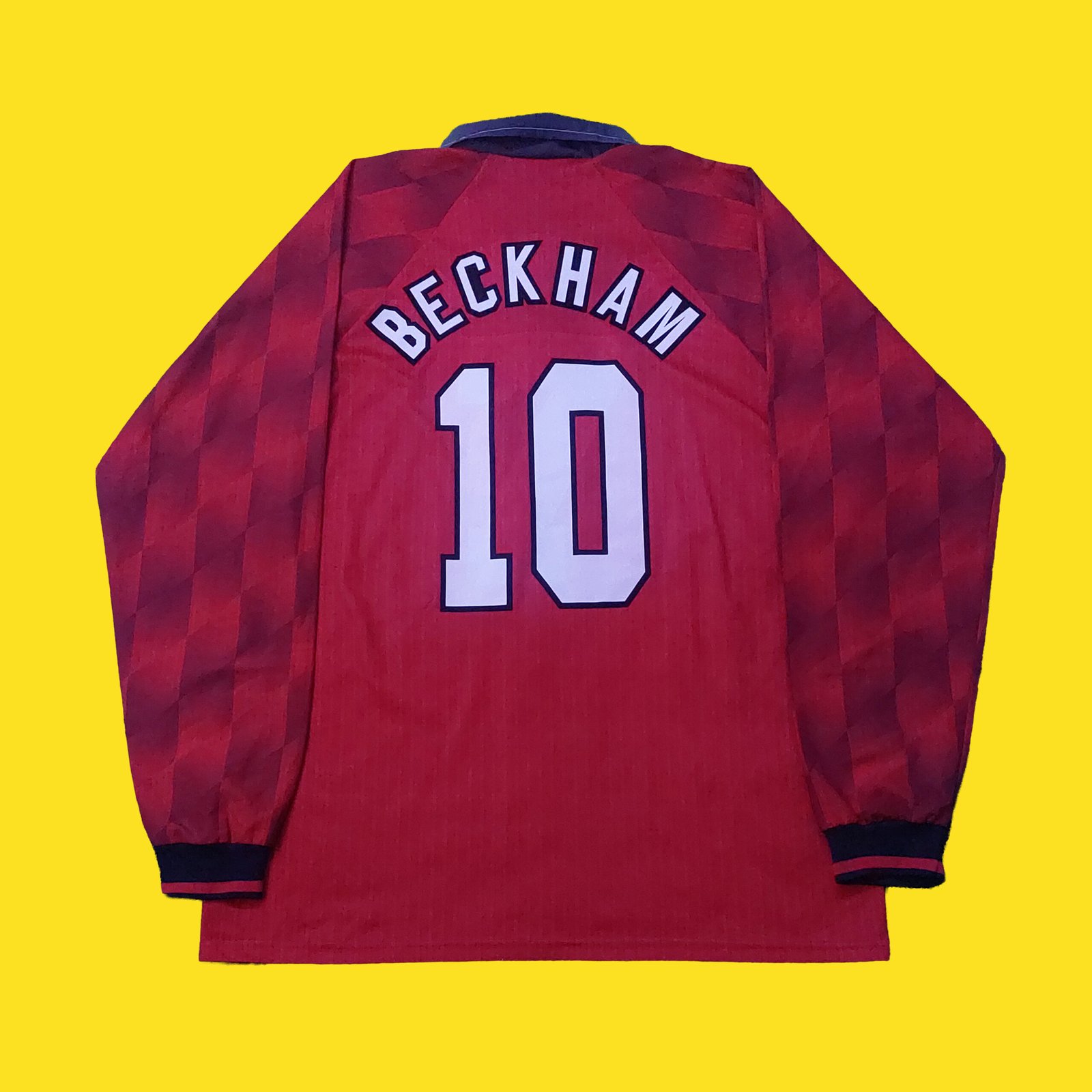 1996 – 97 MANCHESTER UNITED HOME LS SHIRT BECKHAM
