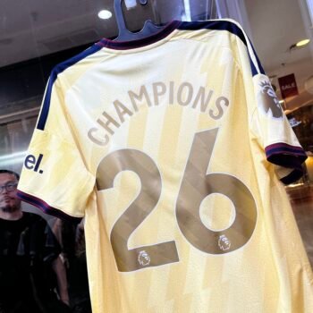 2026 - 27 ARSENAL THIRD SHIRT CHAMPIONS 26 + EPL GOLD PATCH