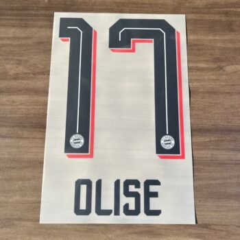 2026 - 27 BAYERN MUNCHEN AWAY NAMESET OLISE