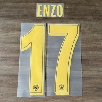 2026 - 27 MANCHESTER CITY AWAY CUP NAMESET ENZO