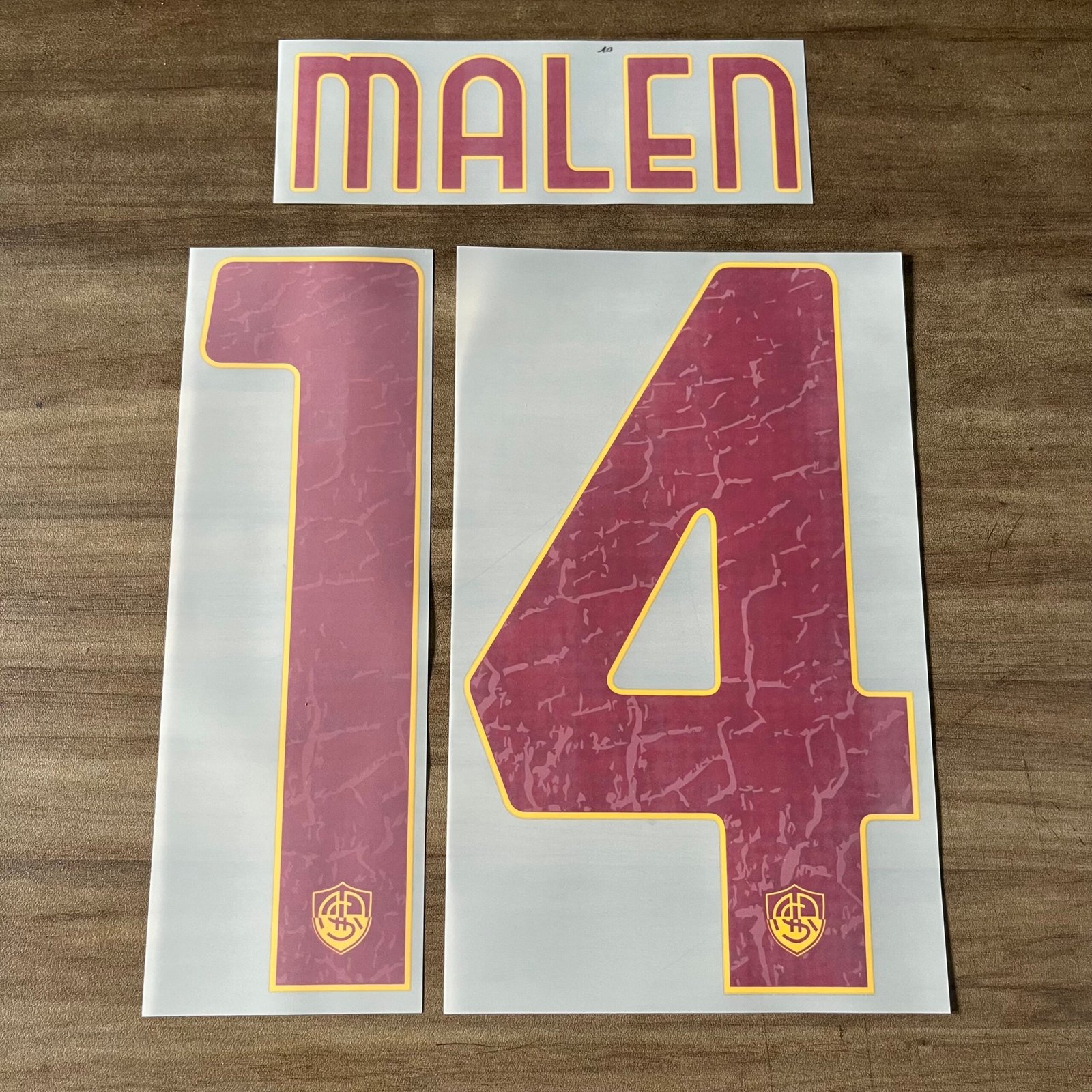2026 - 27 AS ROMA AWAY NAMESET MALEN