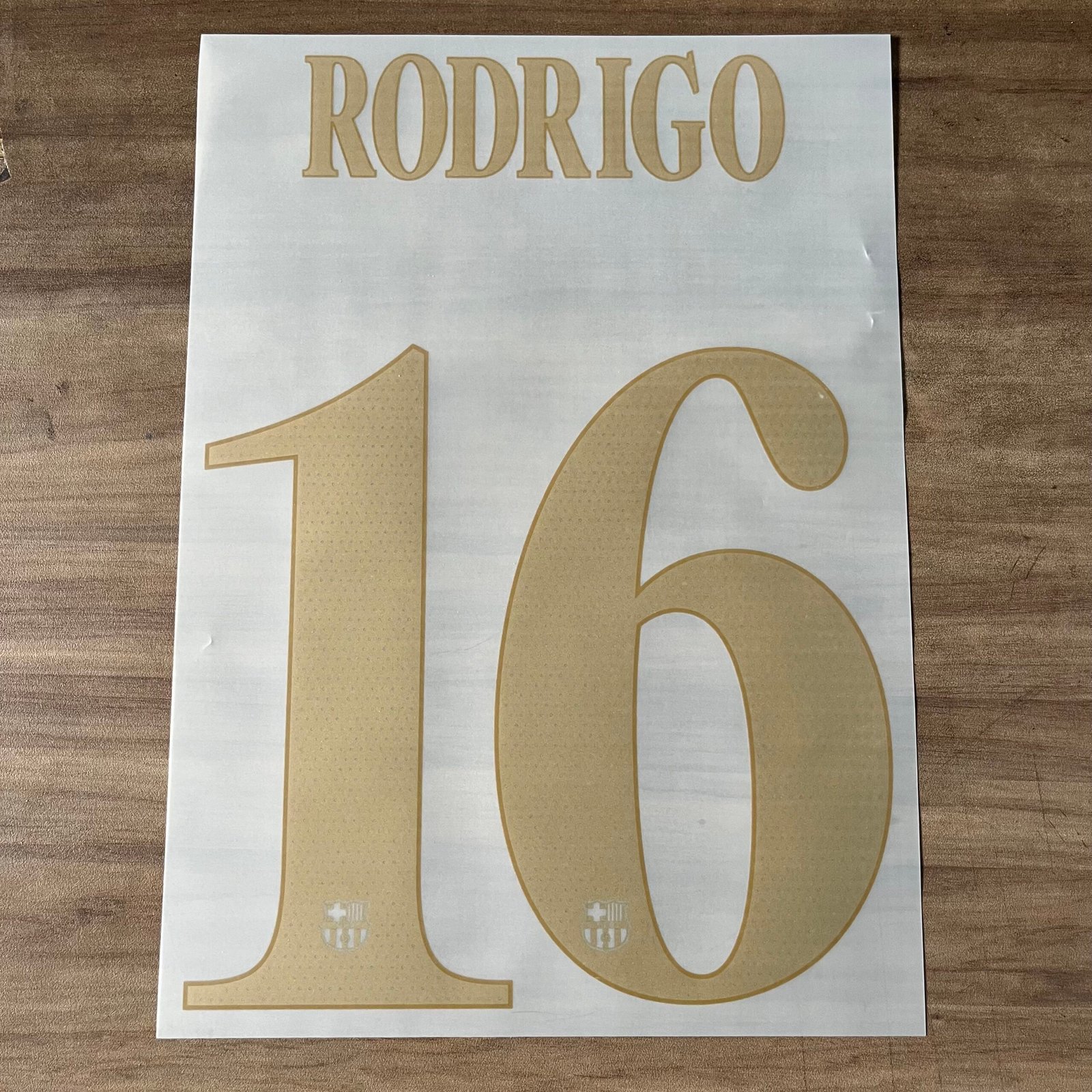 2026 - 27 BARCELONA AWAY CUP NAMESET RODRIGO
