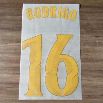 2026 - 27 BARCELONA HOME CUP NAMESET RODRIGO