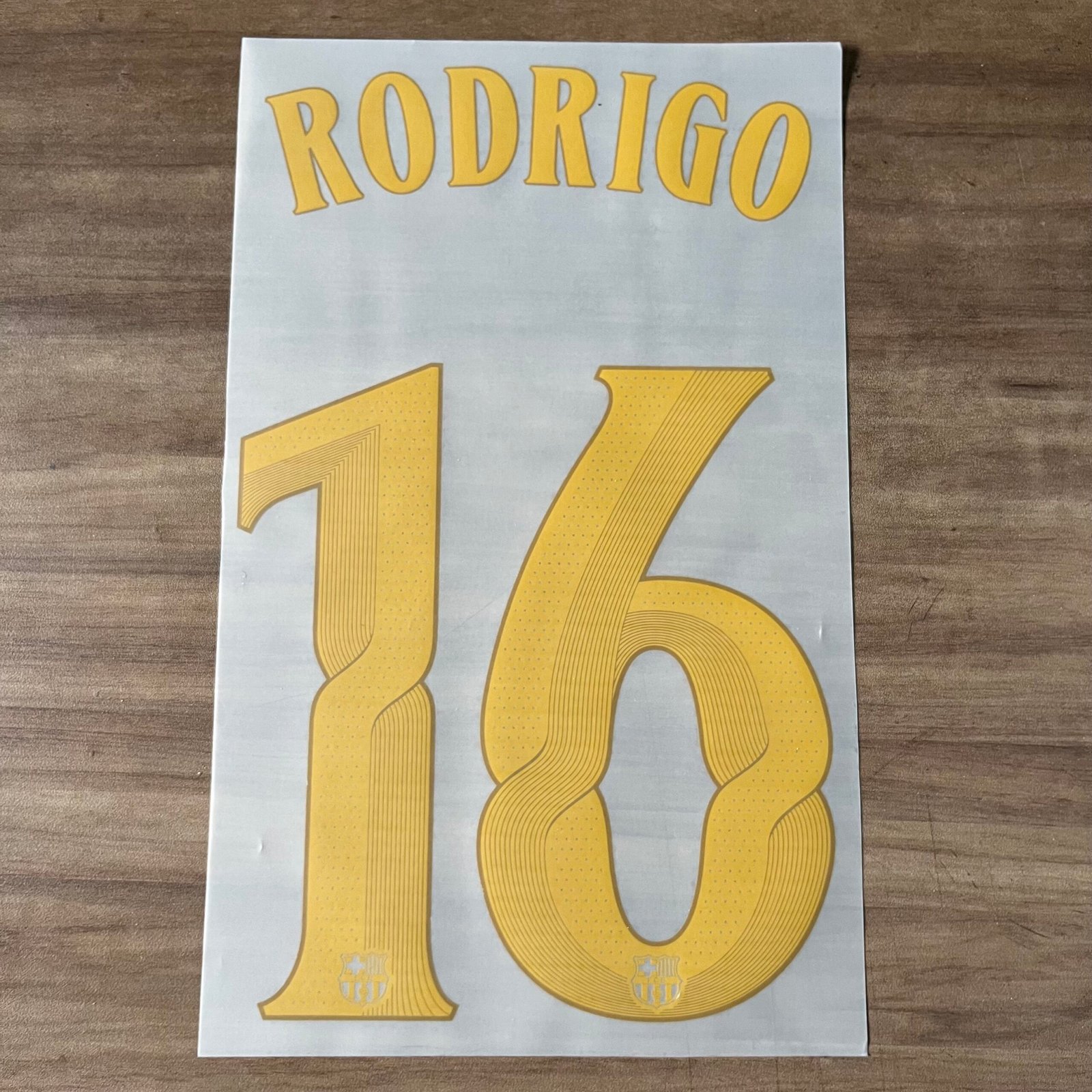 2026 - 27 BARCELONA HOME CUP NAMESET RODRIGO