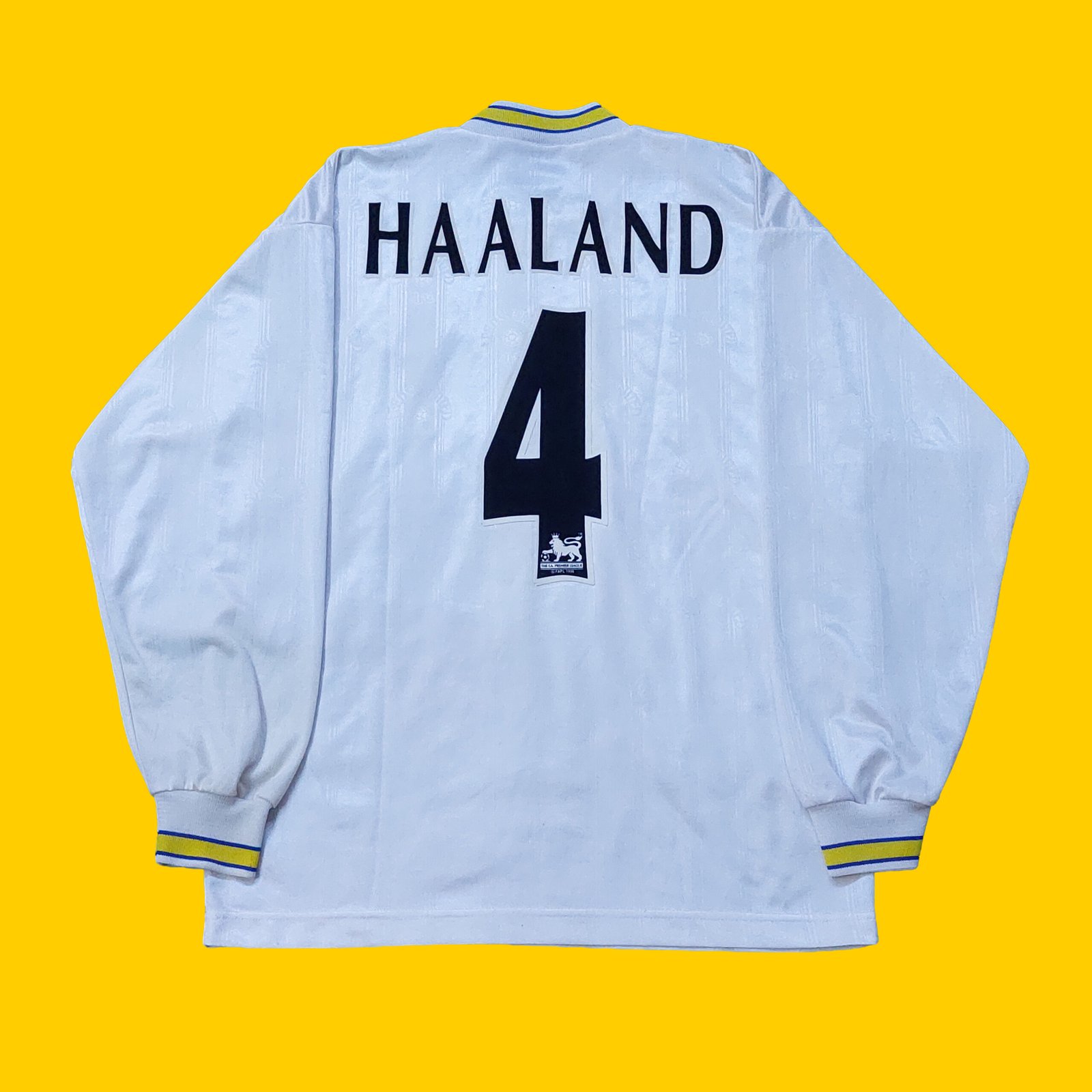 1997 – 98 LEEDS UNITED HOME LS SHIRT ALF-INGE HAALAND