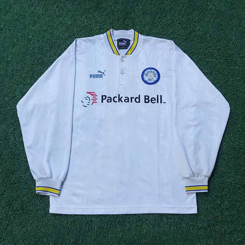 1997 – 98 LEEDS UNITED HOME LS SHIRT ALF-INGE HAALAND - Image 2
