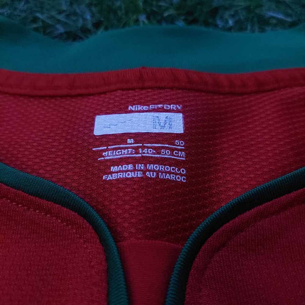 2008 PORTUGAL HOME BOYS SHIRT QUARESMA - Image 3
